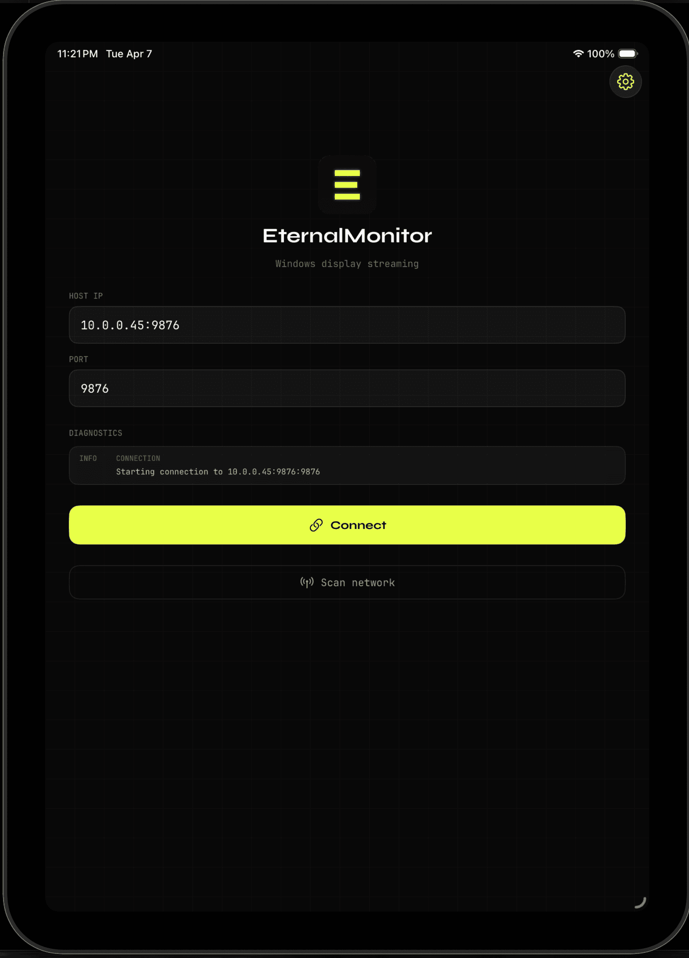 iPad Client